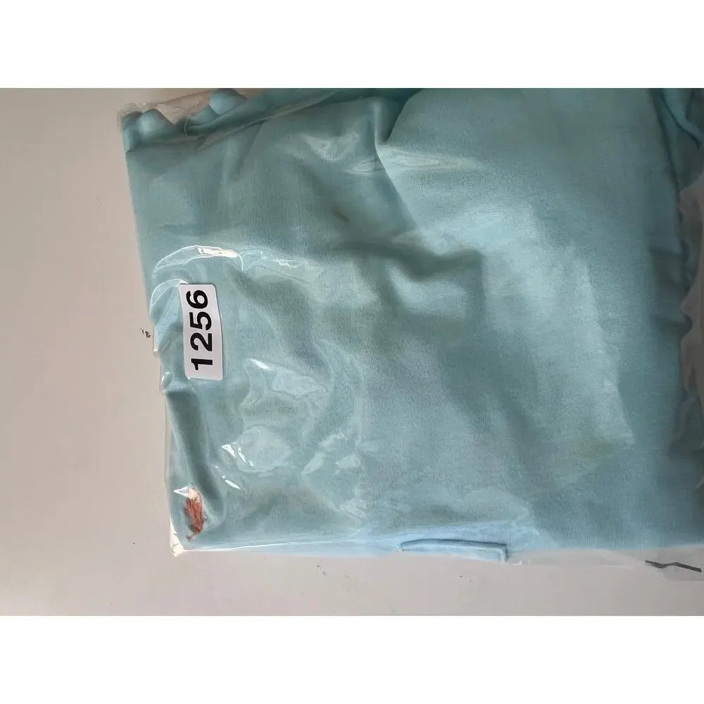 Polo Ralph Lauren 100% Soft Cotton Collared Shirt Pastel Blue Pink Size Large SG